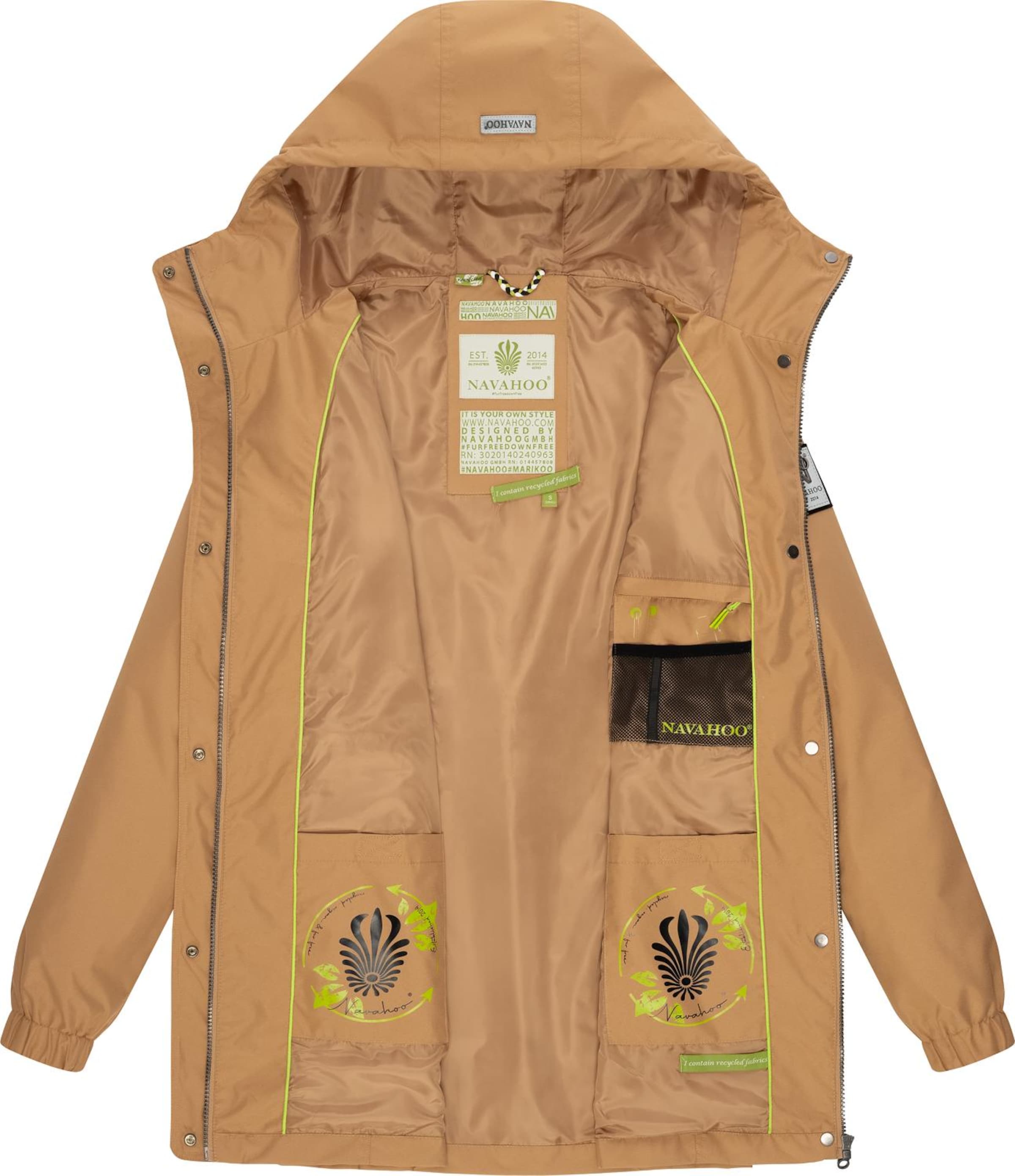 NAVAHOO Between-Seasons Parka &#x27;Neophee&#x27; in Brown