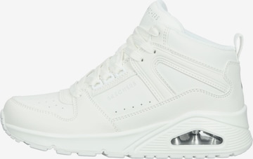 SKECHERS High-Top Sneakers in White