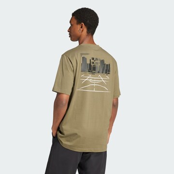 ADIDAS SPORTSWEAR Performance shirt 'Codes Photoreal' in Green: front
