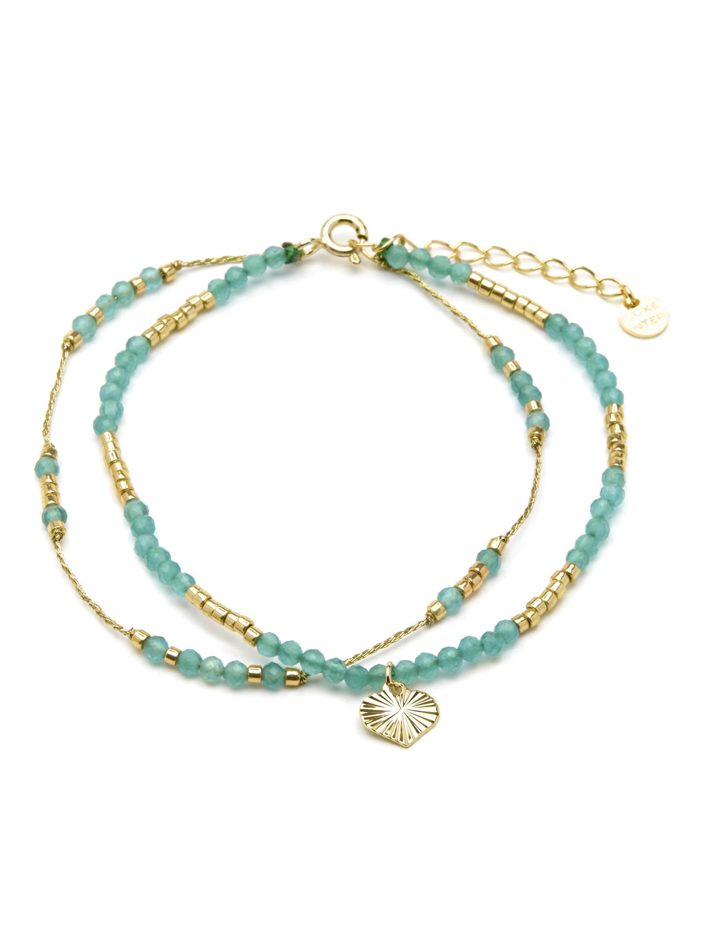 Luxenter Bracelet 'Talorce' in Green: front