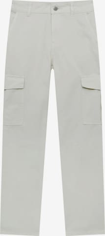 Loosefit Pantaloni cu buzunare de la Pull&Bear pe gri: față