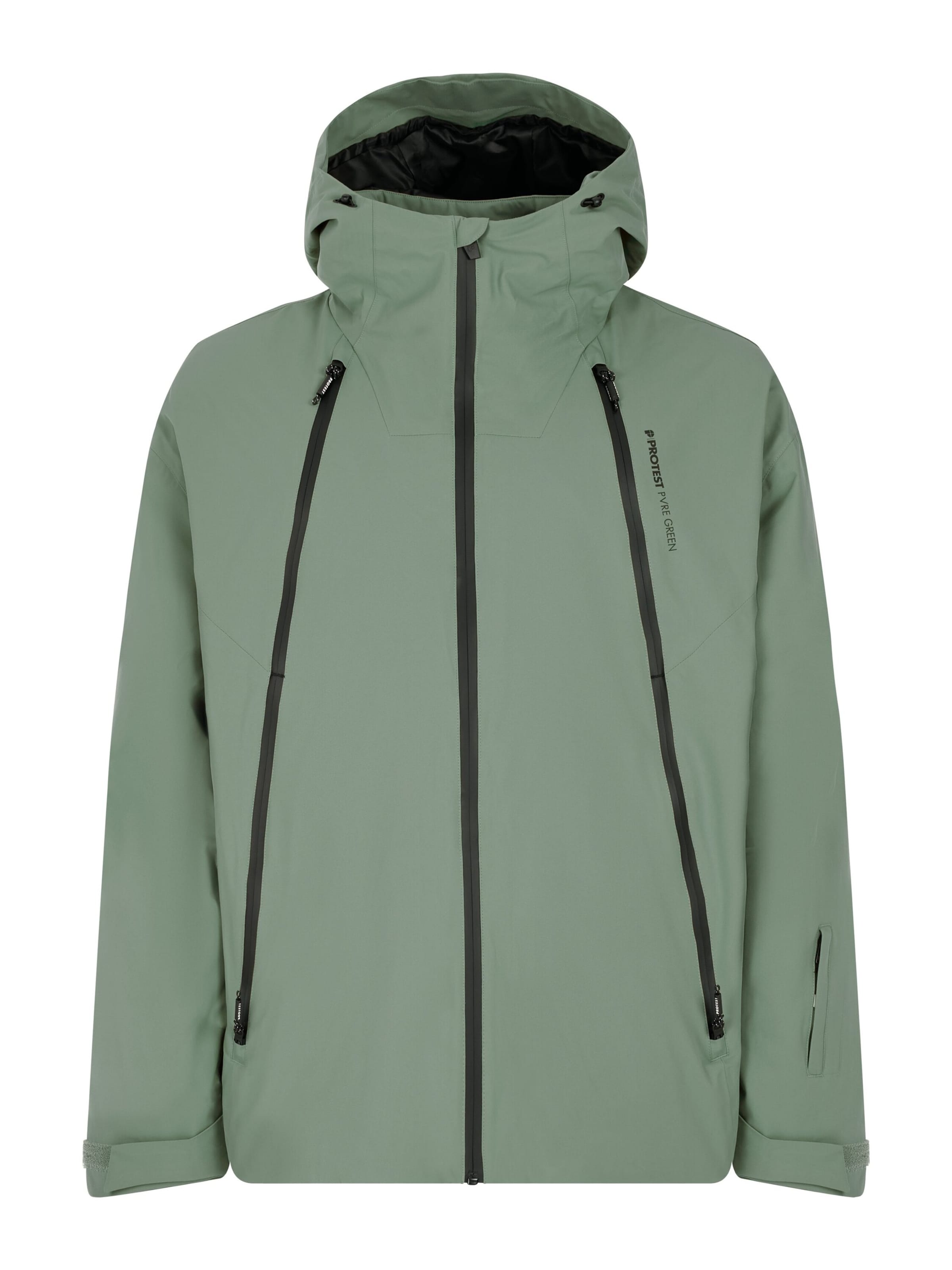 PROTEST Sportjacke 'PRTFerrol'‌‌‌‌‌‌‌‌‌‌ in Grün: Vorderseite
