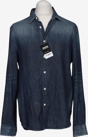 Closed Hemd L in Blau: Vorderseite