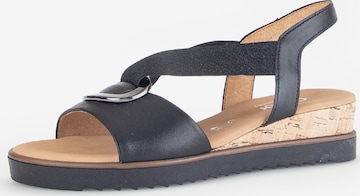 GABOR Sandals in Black: front