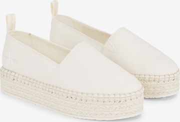 Calvin Klein Jeans Espadrillo värissä valkoinen