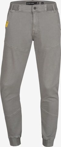 INDICODE JEANS Tapered Pants 'Zannes' in Grey: front
