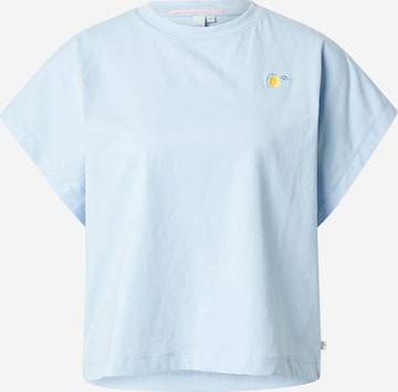 T-shirt QS en bleu : devant