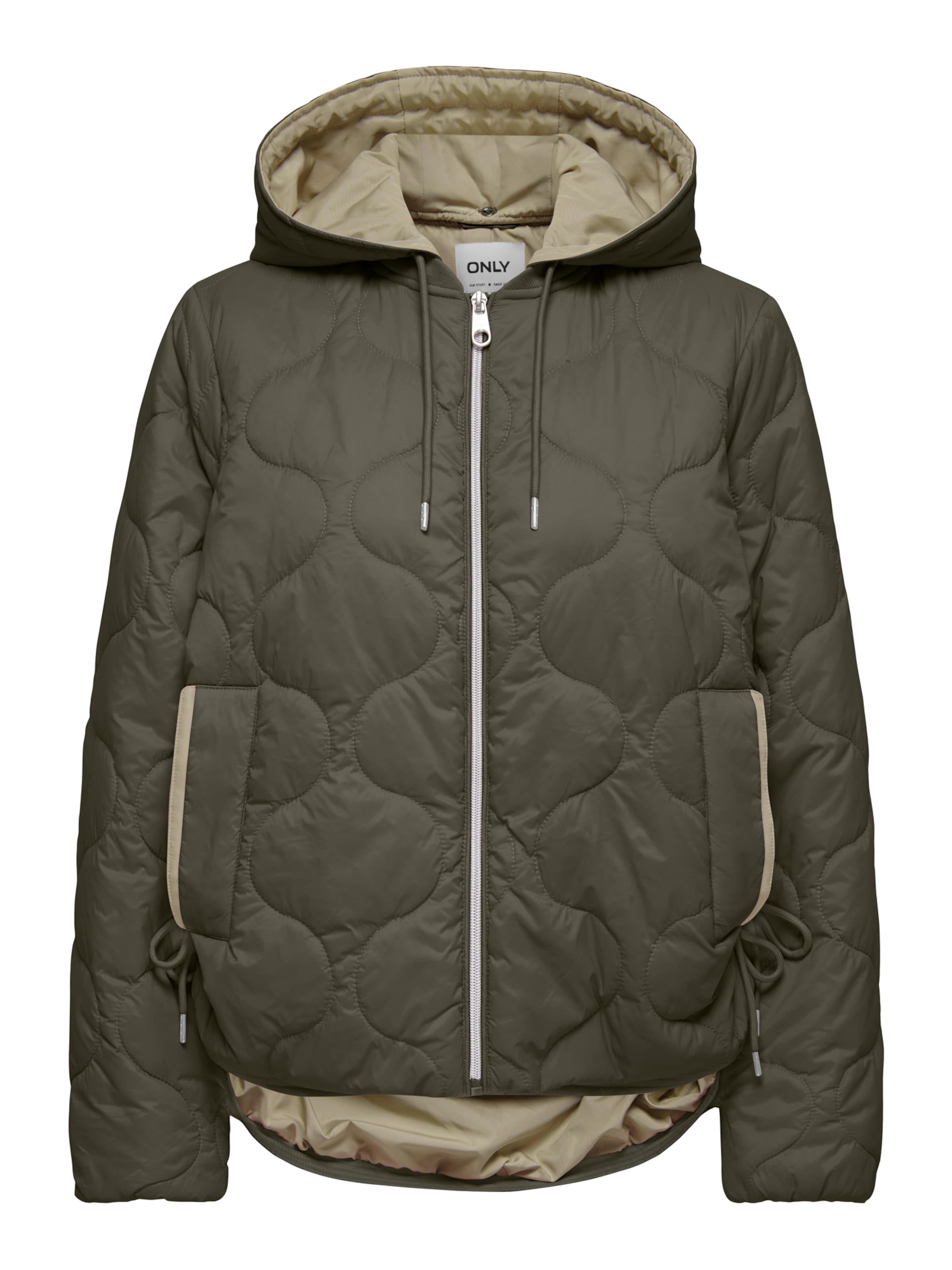 zaļš ONLY Starpsezonu jaka 'ONLMIKI': no priekšpuses