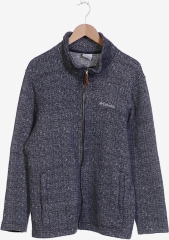 COLUMBIA Sweatshirt & Zip-Up Hoodie in L in Blue: front