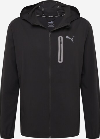 PUMA Training Jacket 'TRAIN ULTRAWEAVE' in Black: front