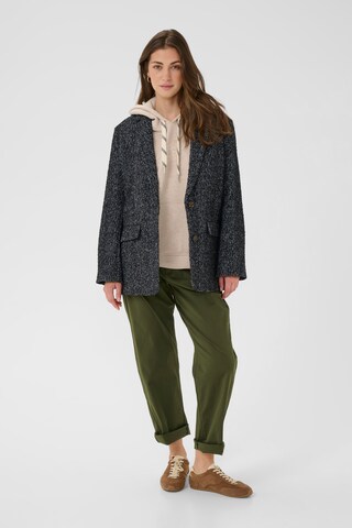 Cream Blazer 'Olina' in Black