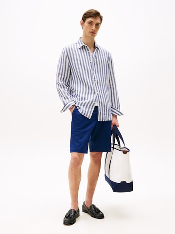 Regular Pantalon chino 'HARLEM 1985' TOMMY HILFIGER en bleu
