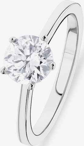 CHRIST Ring in Silber: Vorderseite