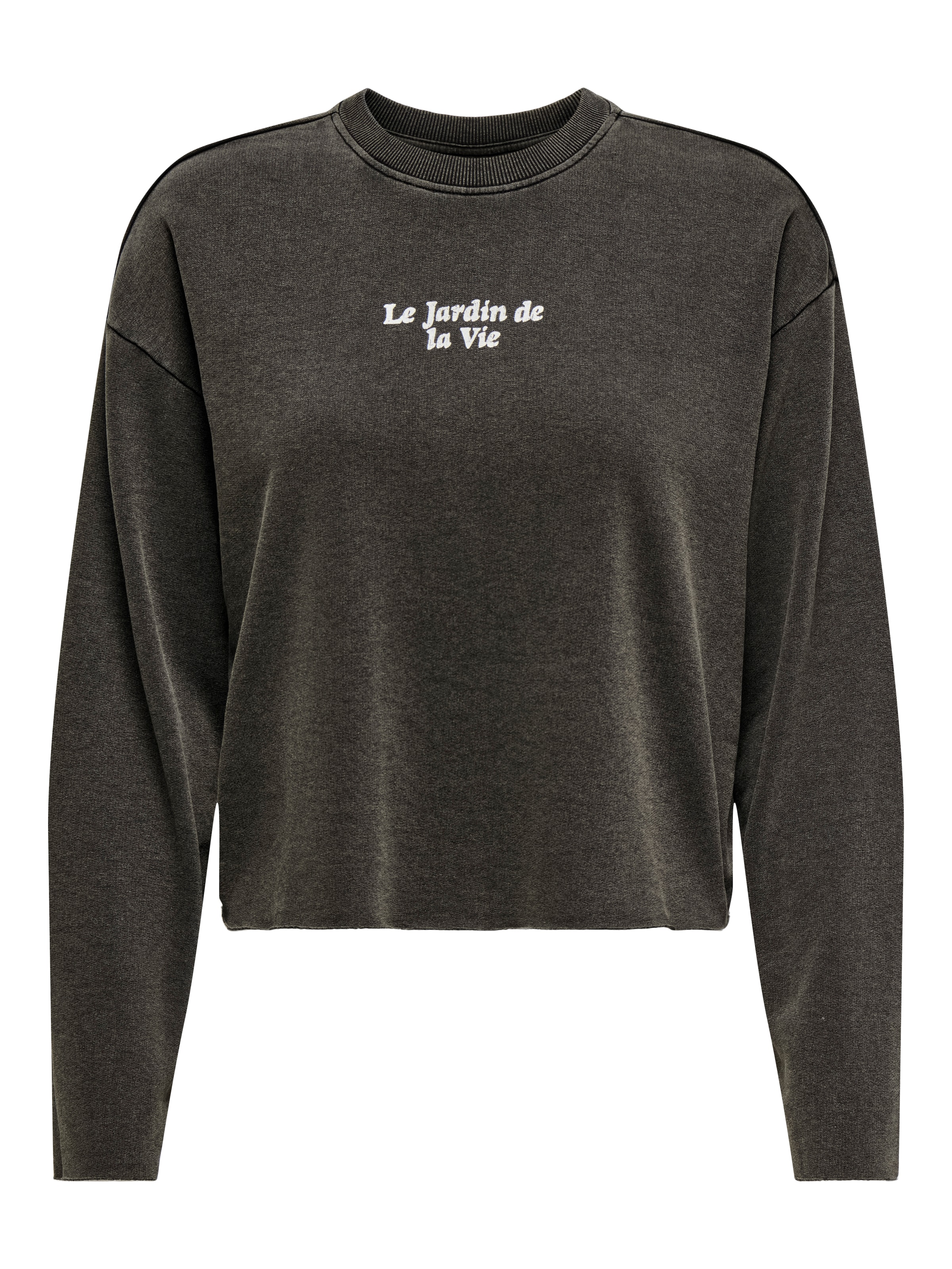 ONLY Sweatshirt in Grau: Vorderseite