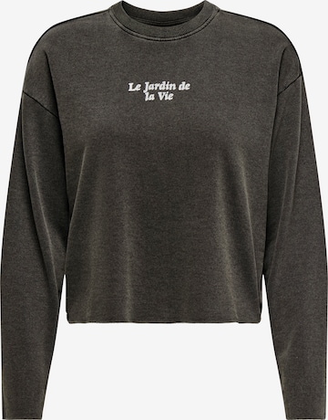 ONLY Sweatshirt in Grau: Vorderseite