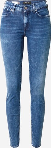 REPLAY Slimfit Jeans 'LUZIEN' in Blauw: voorkant