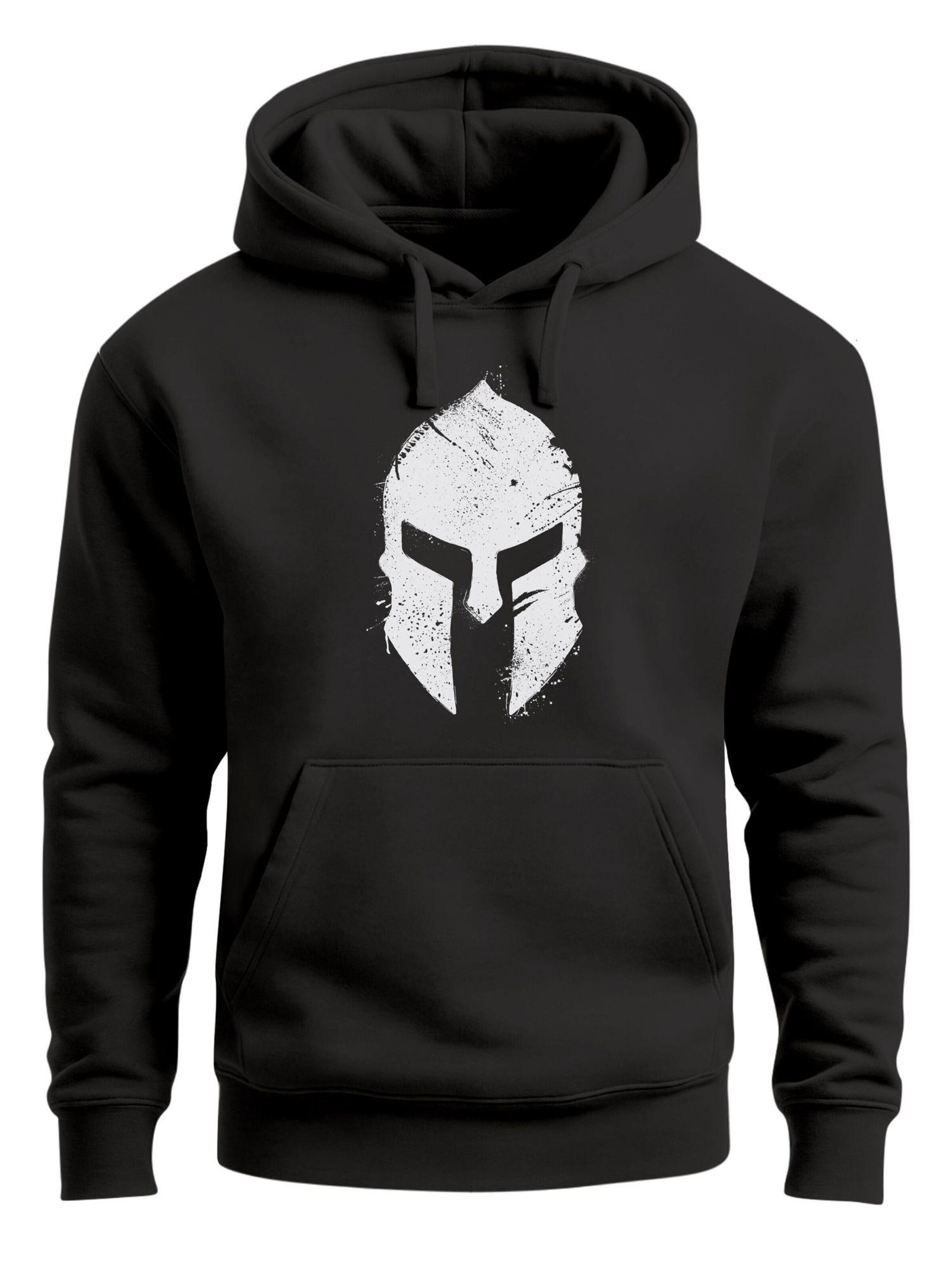 Neverless Sweatshirt 'Sparta' in Black: front
