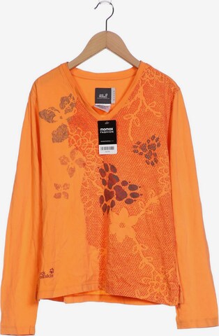 JACK WOLFSKIN Langarmshirt XXXL in Orange: predná strana