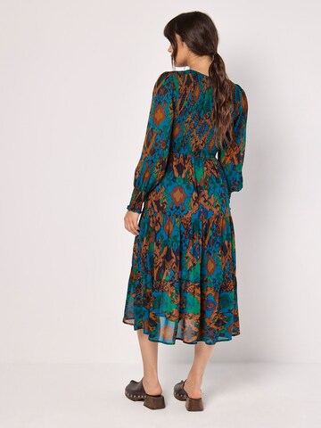 Apricot - Vestido 'Ikat' en Mezcla de colores
