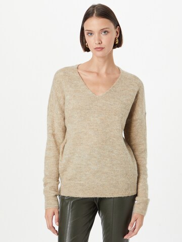 MSCH COPENHAGEN Sweater in Beige: front