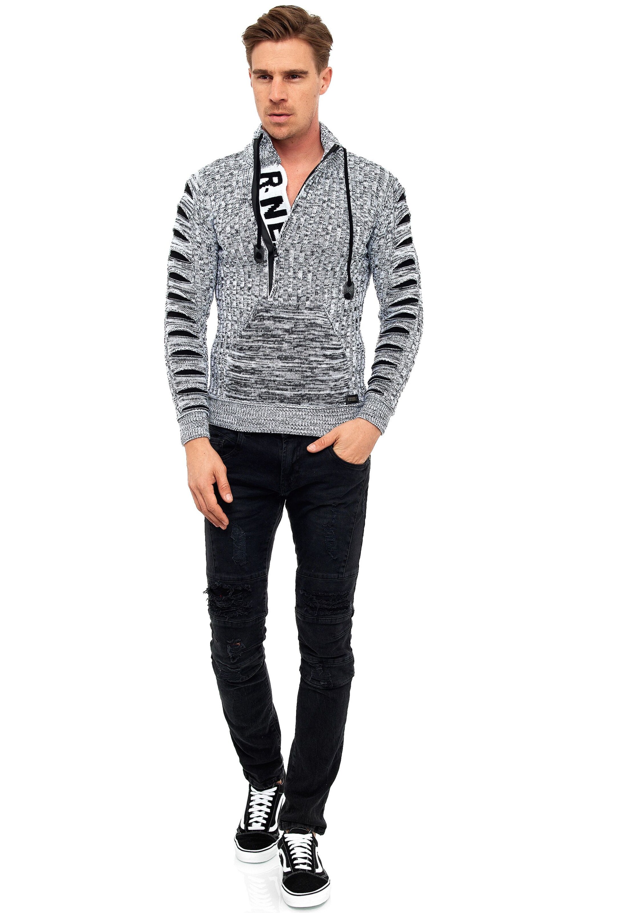 Rusty Neal Pullover in Weiß