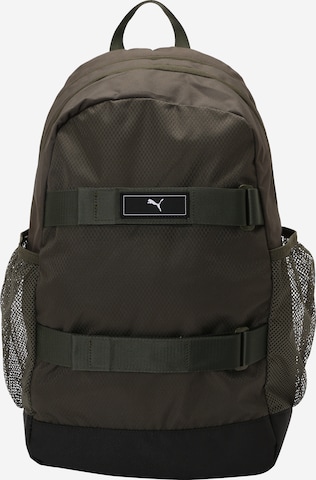 PUMA Backpack 'DECK' in Green: front