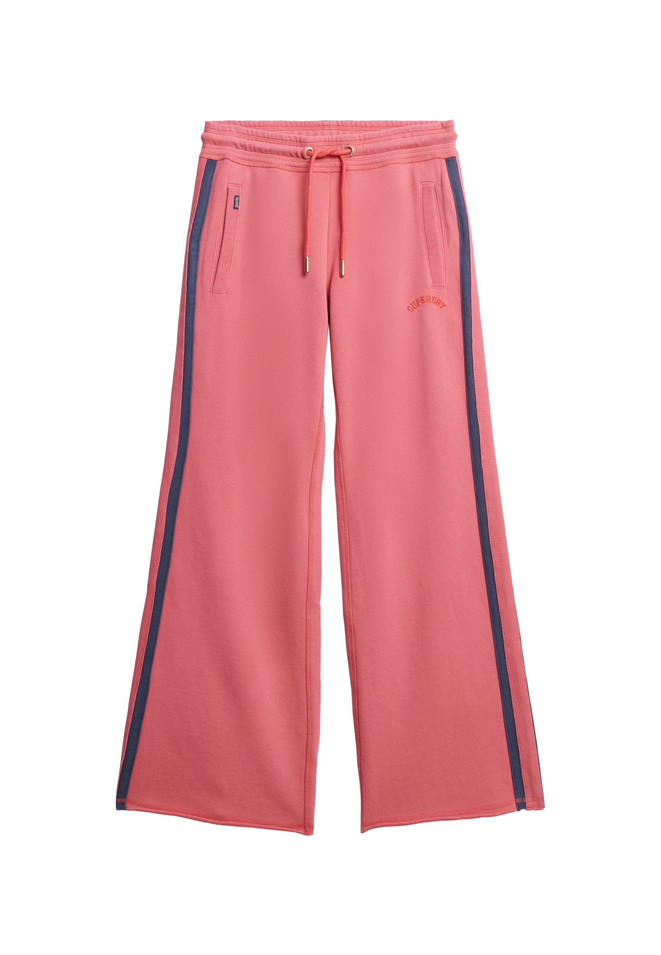 Superdry Wide leg Pants 'Essentials' in Red: front