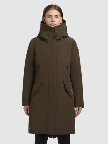 Cappotto invernale ' CHARLYN5 ' di khujo in verde: frontale