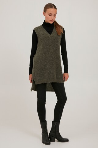 PULZ Jeans - Pullover 'ASTRID' em verde