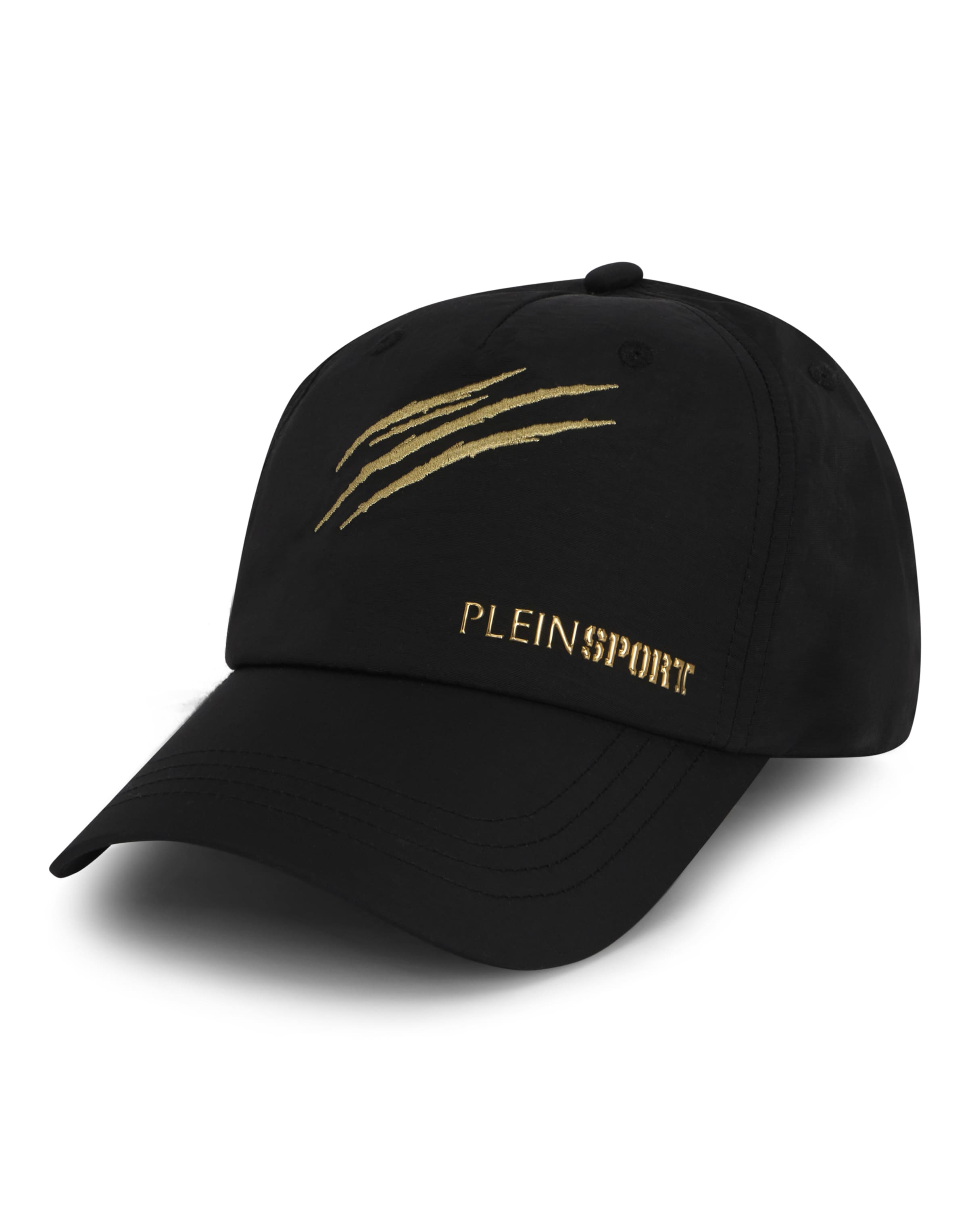 Plein Sport - Gorra deportiva en negro: frente