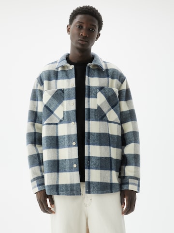 Pull&Bear Comfort fit Between-season jacket in Blue: front