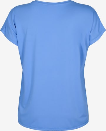 Active by Zizzi Shirt 'Abasic' in Blue