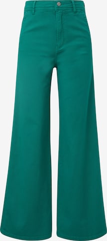 Wide Leg Jean s.Oliver en vert : devant