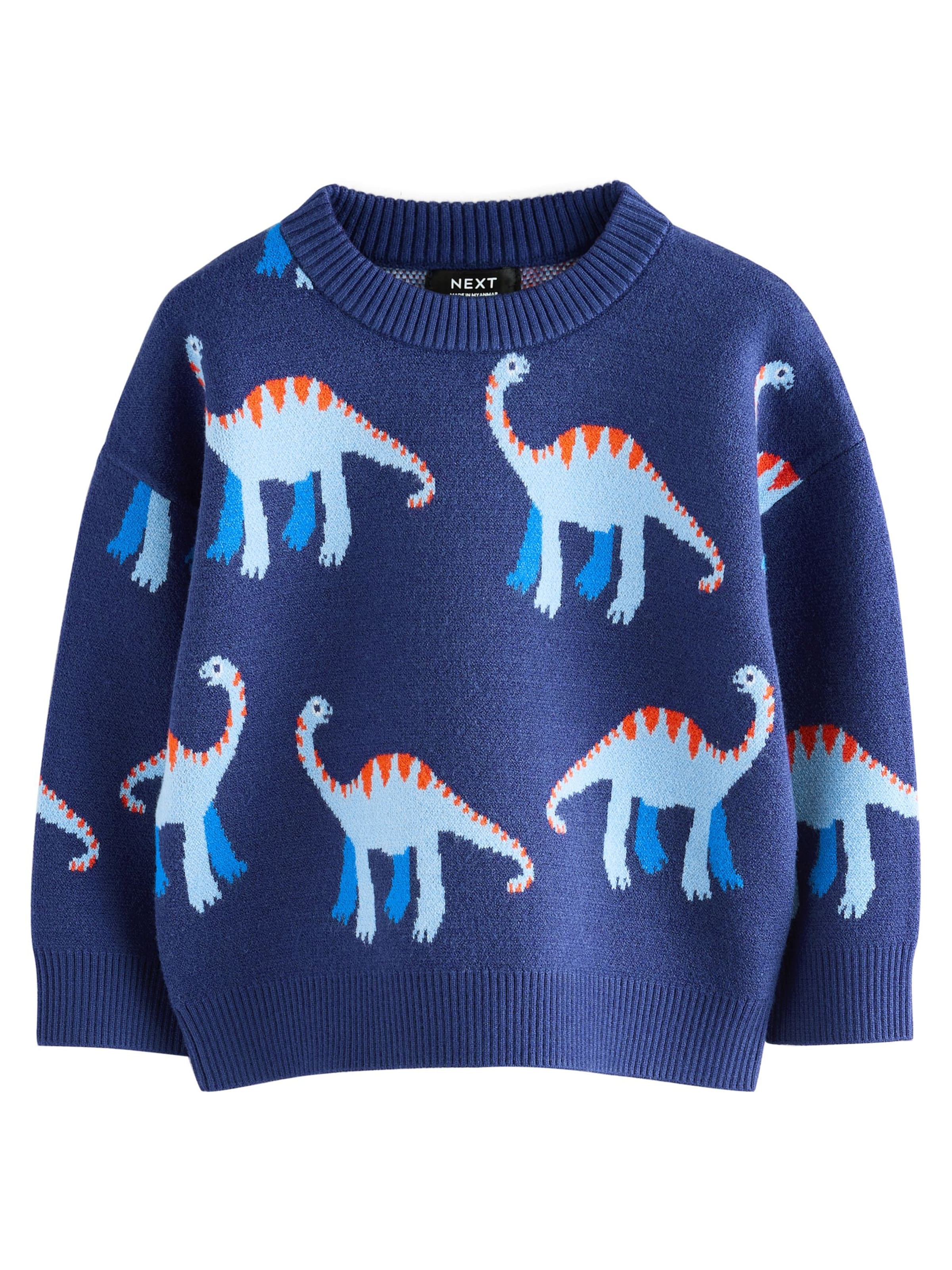 Next Svetr – modrá: přední strana