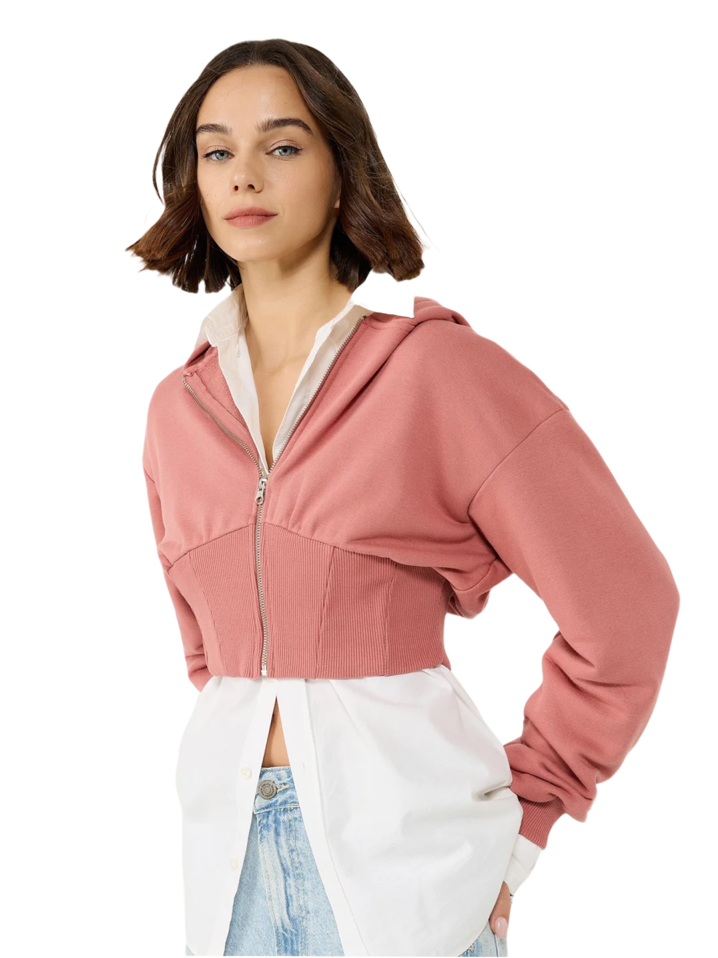 No Matter What Sweatjacke in Pink