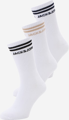 JACK & JONES Ponožky 'JACOLLIE' – bílá: přední strana