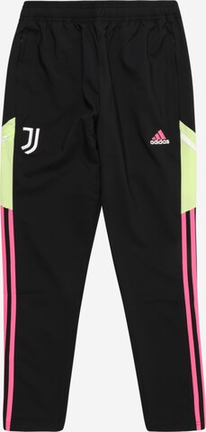 regular Pantaloni sportivi 'Juventus Condivo 22 Presentation' di ADIDAS PERFORMANCE in nero: frontale