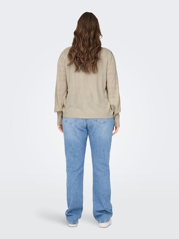 ONLY Carmakoma Trui in Beige