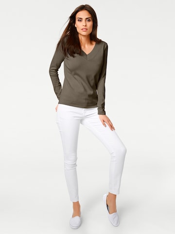 heine Pullover in Grün