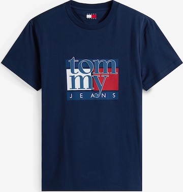 Tommy Jeans - Camisa em azul: frente