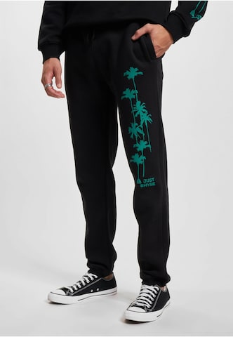 Just Rhyse Tapered Pants 'Just Rhyse Night in Paradise' in Black: front