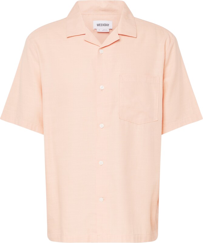 WEEKDAY Regular Fit Hemd in Pfirsich WEEKDAY Regular Fit Hemd in Pfirsich