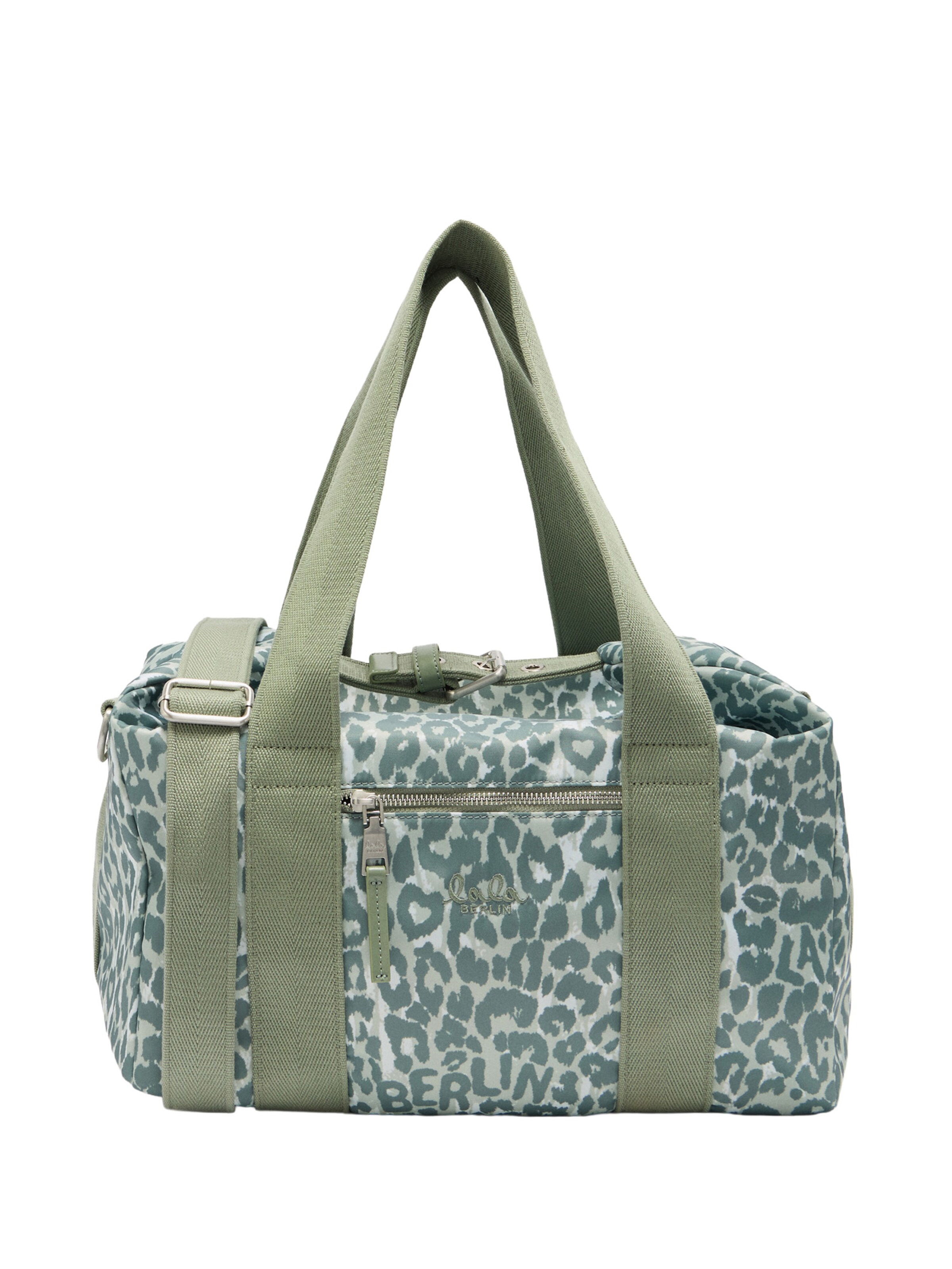 Lala Berlin Weekendtaske 'Muriel' i grøn: forside
