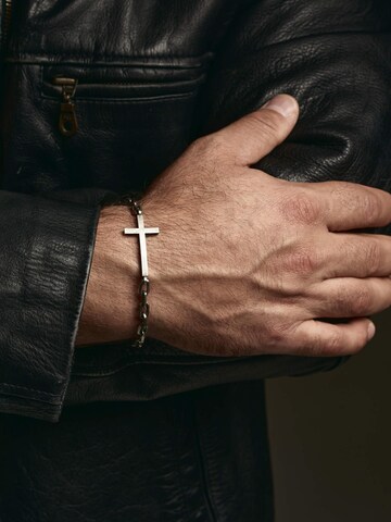 REYTEL Armband 'STRENGTH OF FAITH' in Silber