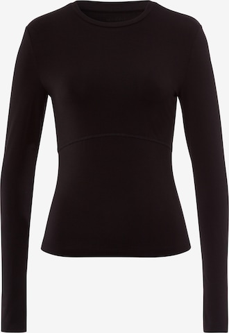 Les Lunes Shirt 'Flow Longsleeve' in Black: front