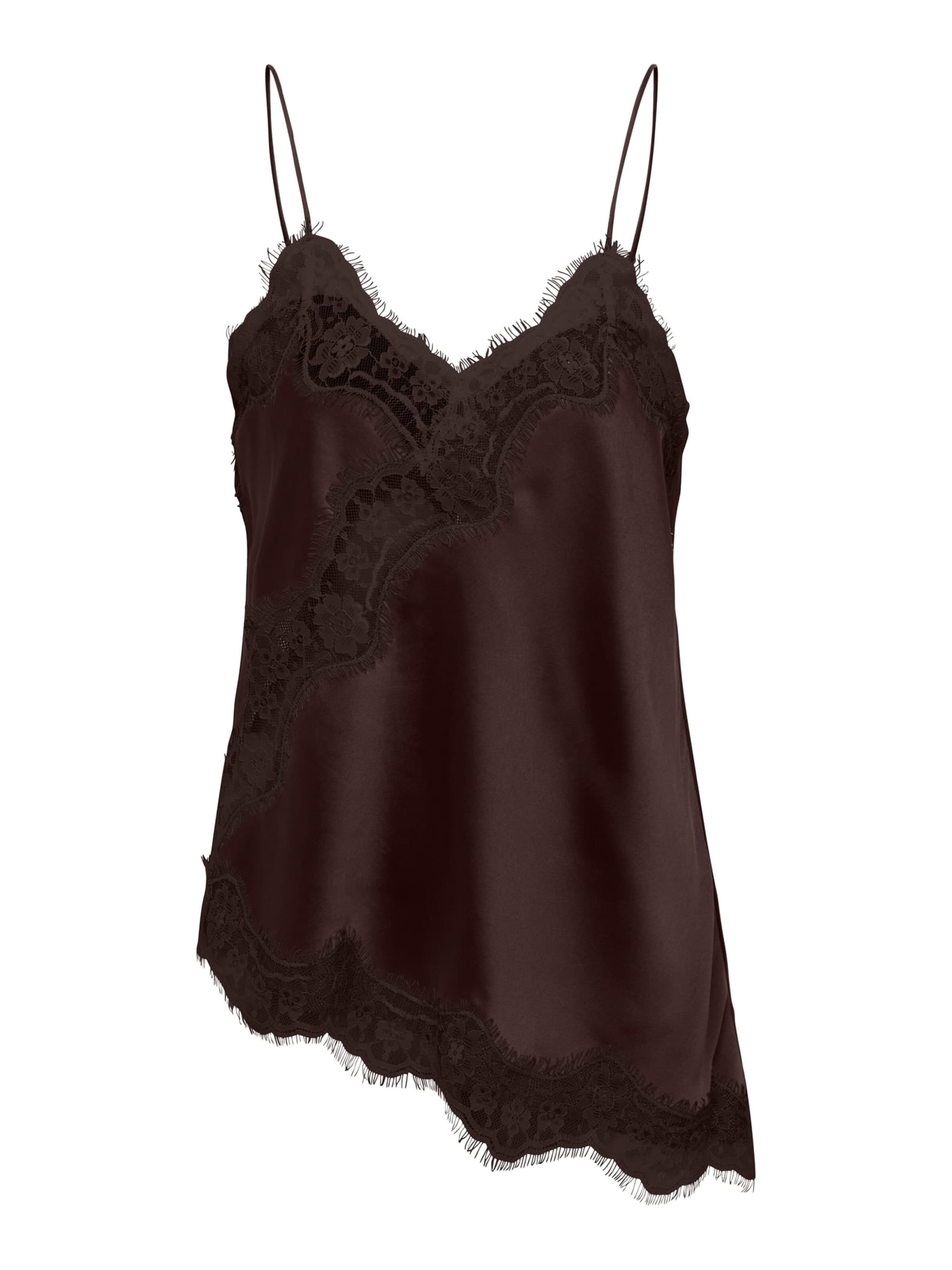 JDY Top 'Fifi' in Bruin: voorkant