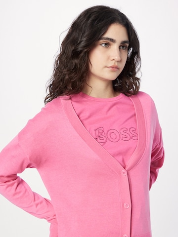 BOSS Gebreid vest 'Fedasa' in Roze