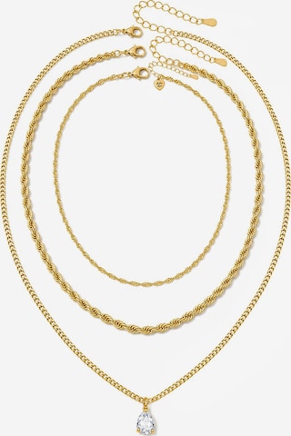 Alster Herz Ketting 'AURELIA' in Goud: voorkant