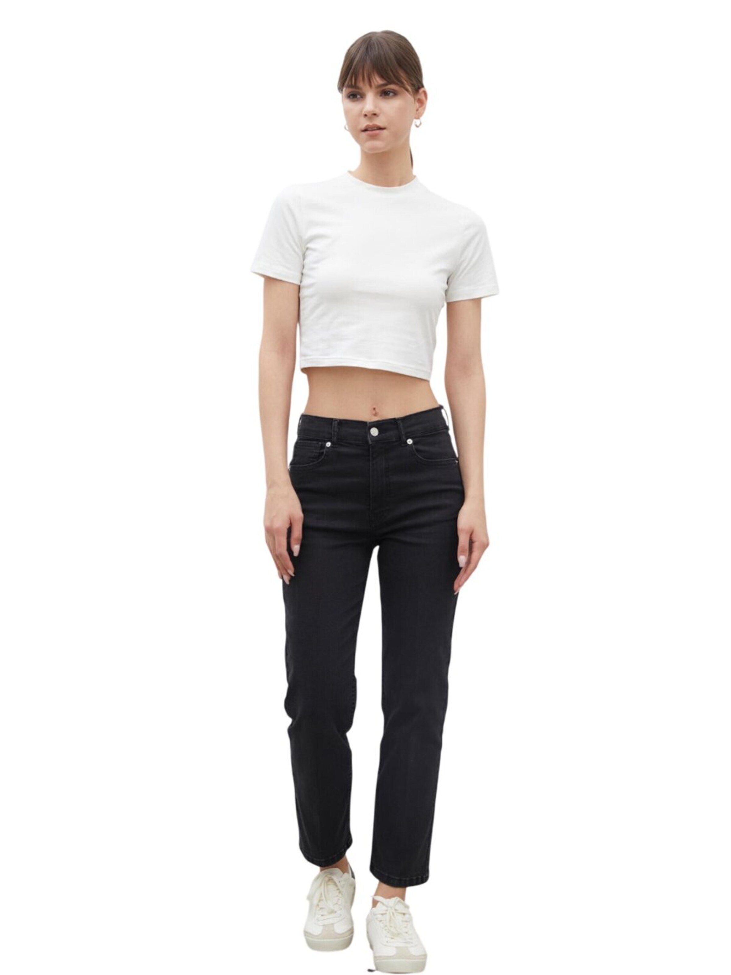 MANUKA Skinny Hose in Schwarz