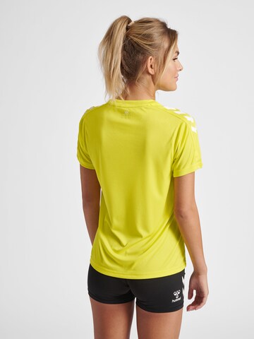 T-shirt fonctionnel 'Poly' Hummel en jaune